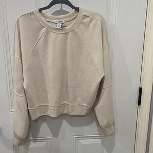 BETTER TOGETHER Beige Women's Sweatshirt